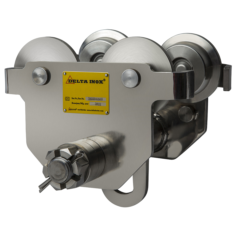 Edelstahl Handfahrwerk