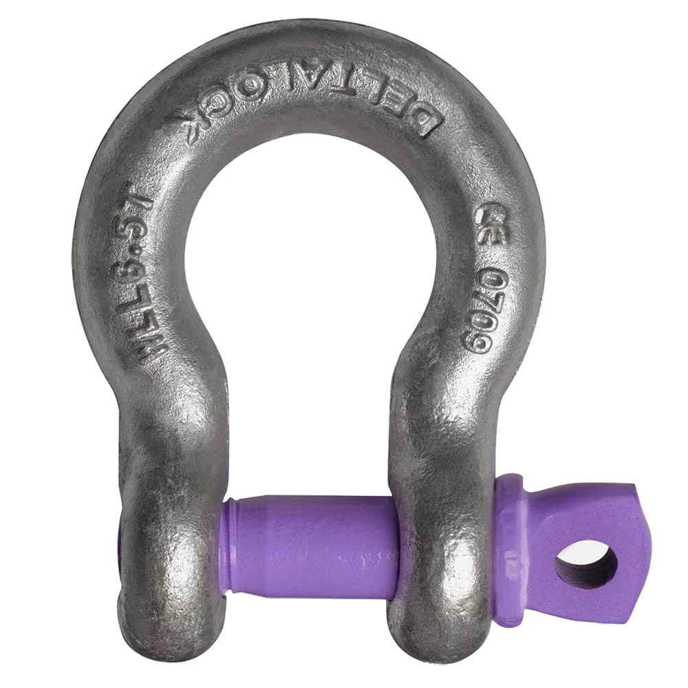 Geschweifte Schäkel mit Schraubbolzen